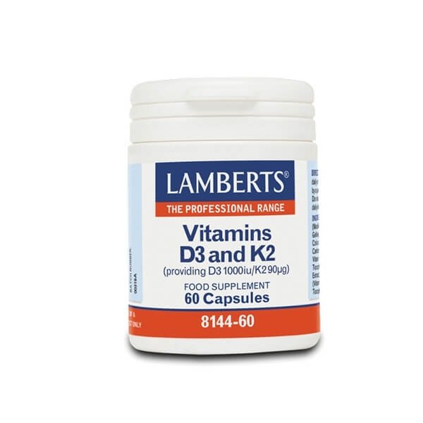 LAMBERTS - Vitamin D3 1000iu & K2 90µg | 60caps