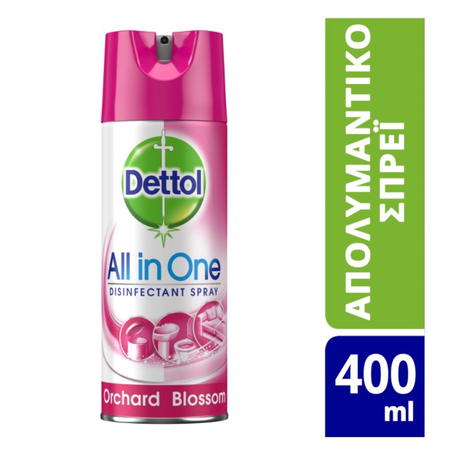 DETTOL - Απολυμαντικό Spray All in One Orchard Blossom | 400ml