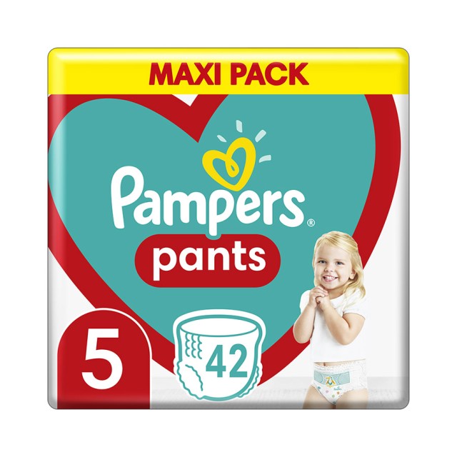 PAMPERS - Pants Πάνες-Βρακάκι Jumbo Pack No5 (12-17kg) | 42 τμχ
