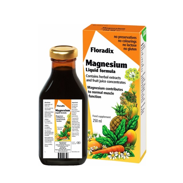 POWER HEALTH - Floradix Magnesium Liquid Formula | 250ml