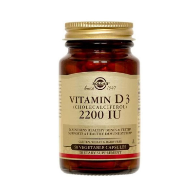 SOLGAR - Vitamin D-3 2200 IU | 50 caps 