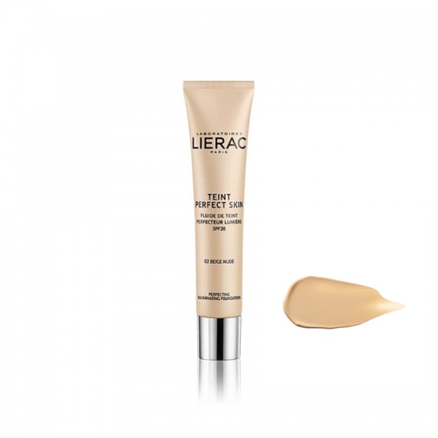 LIERAC - Teint Perfect Skin Illuminating Fluid SPF20 02 Beige Nude | 30ml