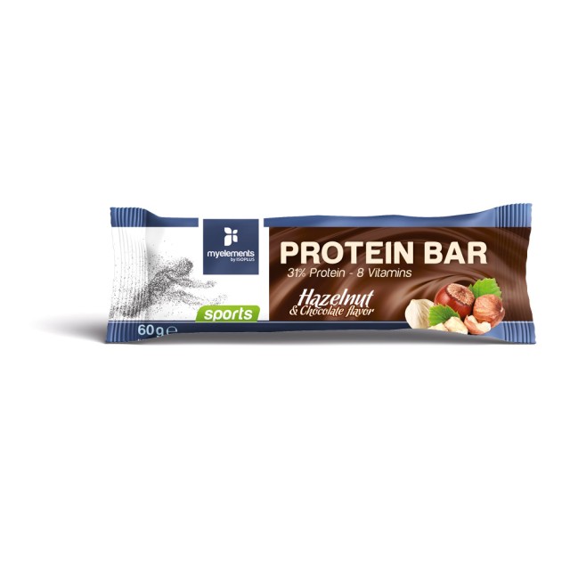 MY ELEMENTS - Protein Bar Hazelnut & chocolate flavor | 60gr