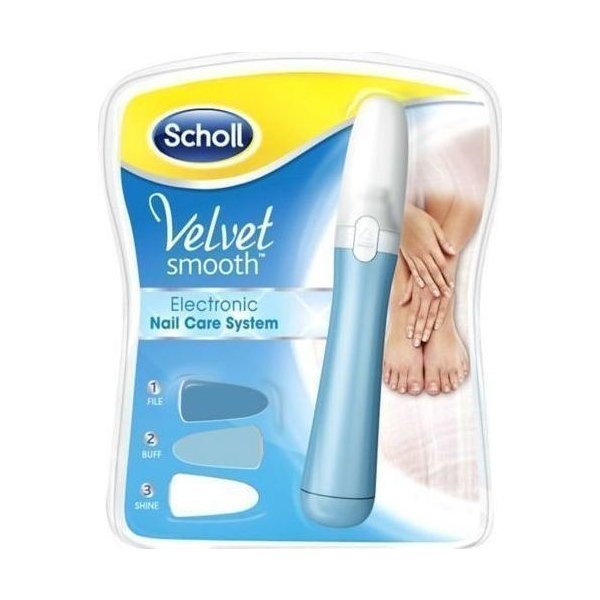 SCHOLL - Velvet Smooth Electronic Nail Care System 