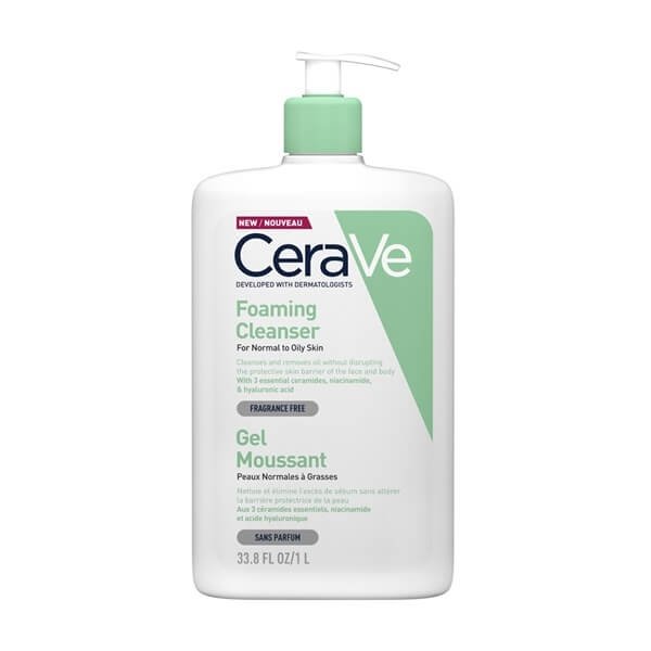 CeraVe - Foaming Cleanser for Normal to Oily Skin | 1000ml