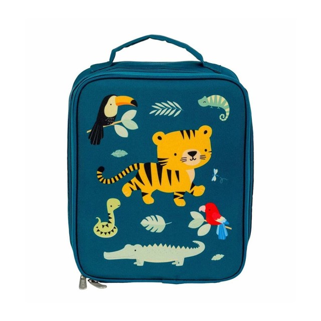 A LITTLE LOVELY COMPANY - Ισοθερμική τσάντα φαγητού Jungle tiger | 1τμχ
