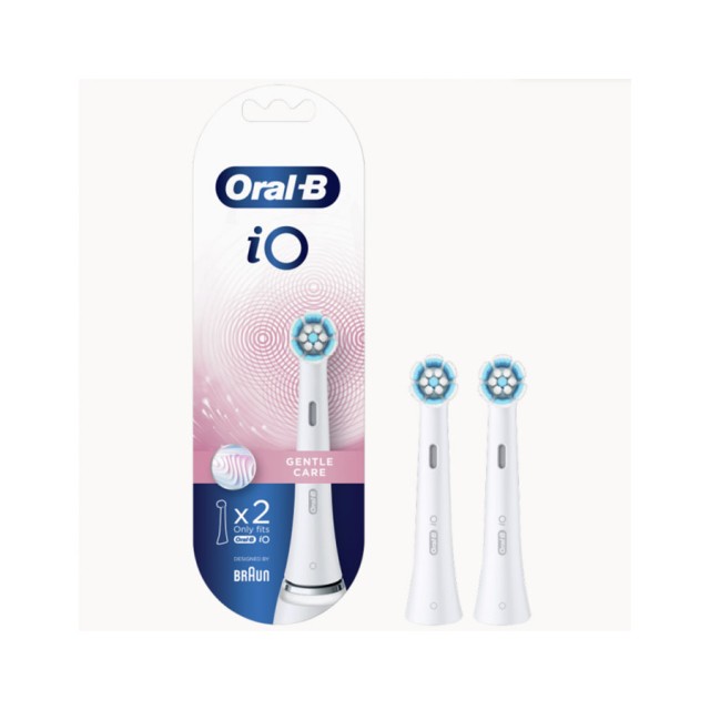 ORAL-B - iO Gentle Care White Ανταλλακτικές Κεφαλές  | 2τμχ