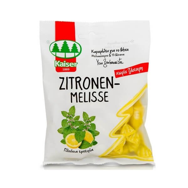 KAISER - ZitronenMelisse Καραμέλες με Μελισσόχορτο & 13 βότανα | 60gr