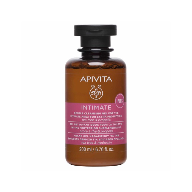 APIVITA - Intimate Care Plus Gel Καθαρισμού με Tea Tree & Πρόπολη | 200ml