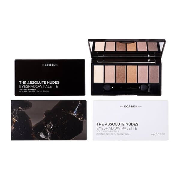 KORRES - Volcanic Minerals Eyeshadow Palette The Absolute Nudes | 6gr