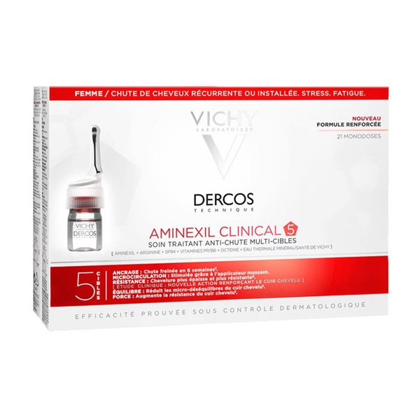 VICHY - Dercos Aminexil Clinical 5 Women | 21amps x 6ml