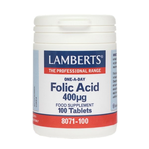 LAMBERTS - Folic Acid 400μg | 100 tabs