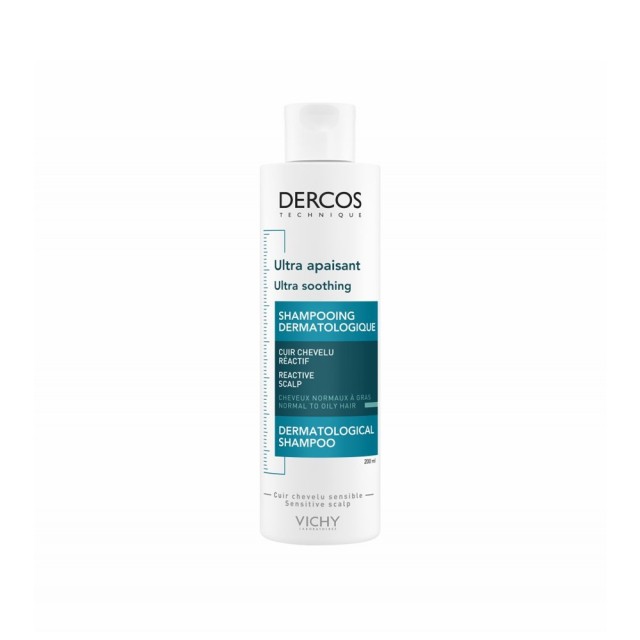 VICHY - Dercos Ultra Soothing Shampoo Normal-Oily Hair | 200ml