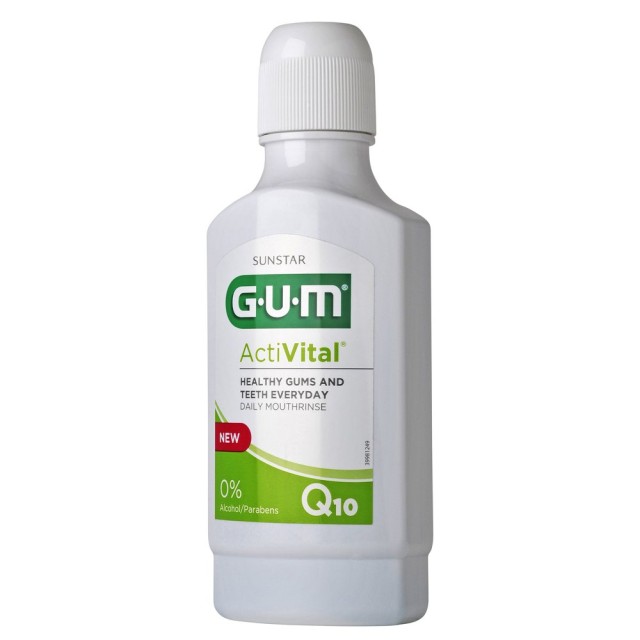 GUM - 6061 ActiVital Q10 Mouthwash | 300ml