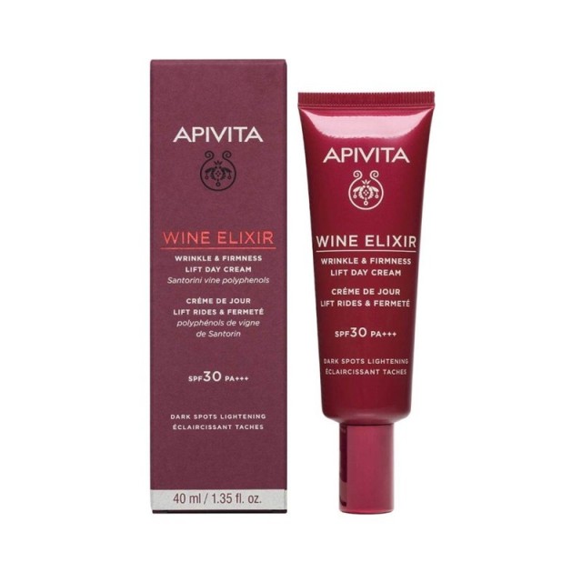 APIVITA - Wine Elixir Wrinkle & Firmness Lift Day Cream SPF30 PA+++ | 40ml 