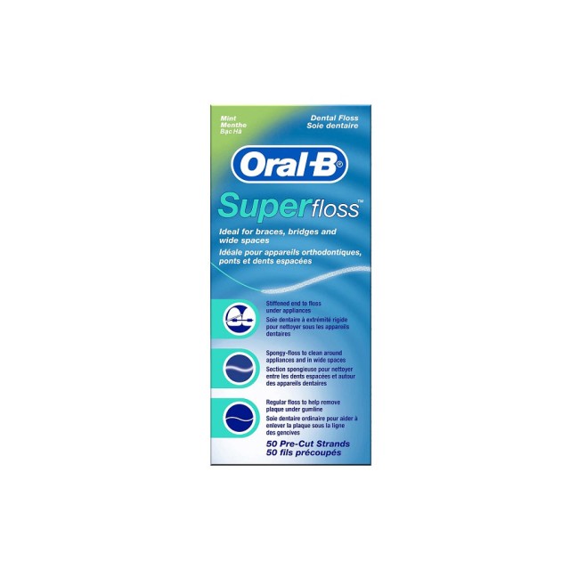ORAL B - Super Floss Οδοντικό Νήμα | 50FILI 