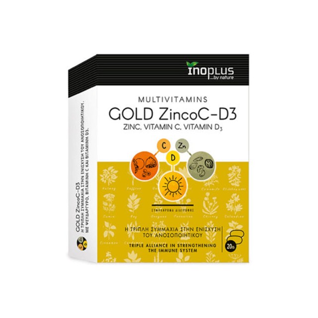 INOPLUS - Gold ZincoC- D3 | 20tabs