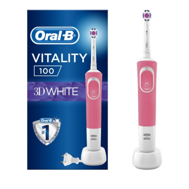 ORAL-B - Vitality 100 3D White Pink | 1τμχ