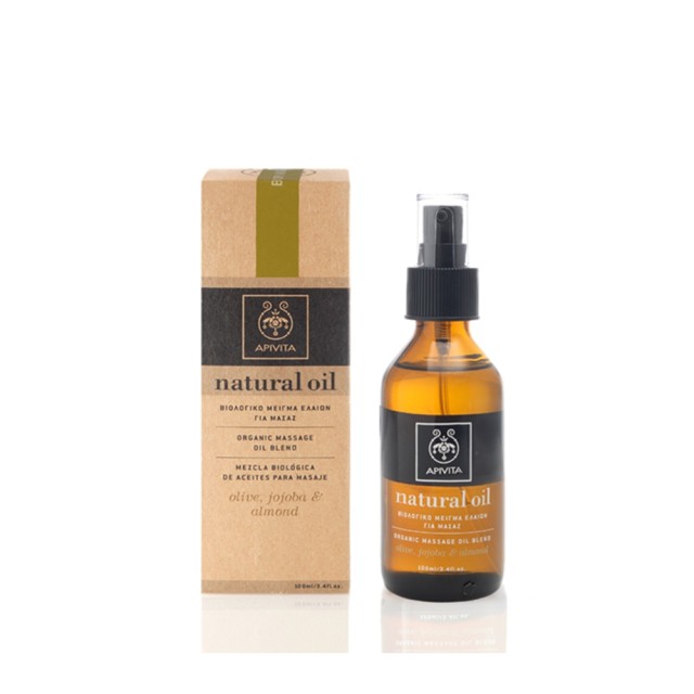 APIVITA - Natural Oil Organic Massage Oil Olive Jojoba & Almond | 100ml