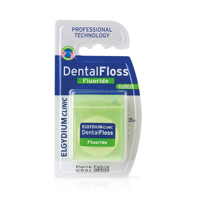 ELGYDIUM - Clinic Dental Floss Fluoride Cool Mint | 35m