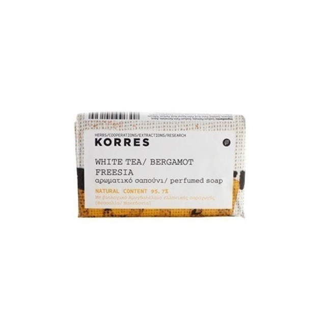 KORRES - Σαπούνι Λευκό White Tea, Bergamot & Freesia | 125gr