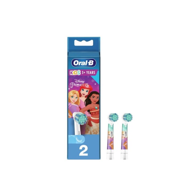 ORAL-B - Stages Power Kids Princesses Ανταλλακτικα Ηλεκτρικής Οδοντόβουρτσας | 2τμχ