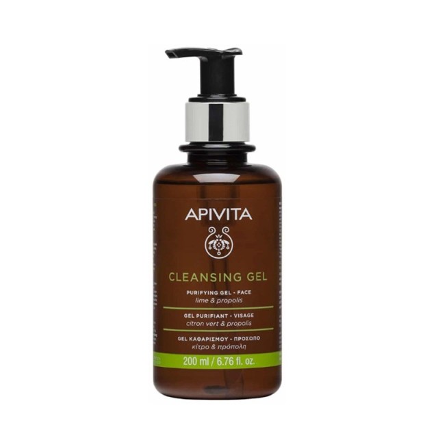 APIVITA - Purifying Cleansing Gel με Πρόπολη & lime | 200ml