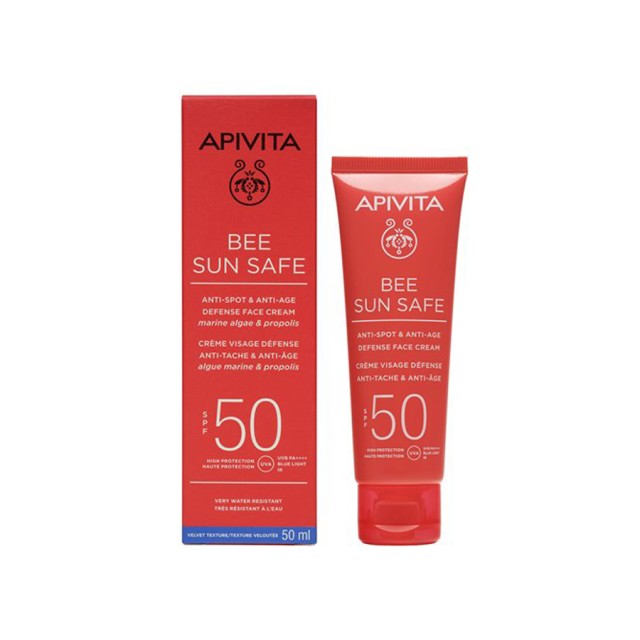 APIVITA - Bee Sun Safe Anti-spot & Anti-age Defense Face Cream SPF50 | 50ml