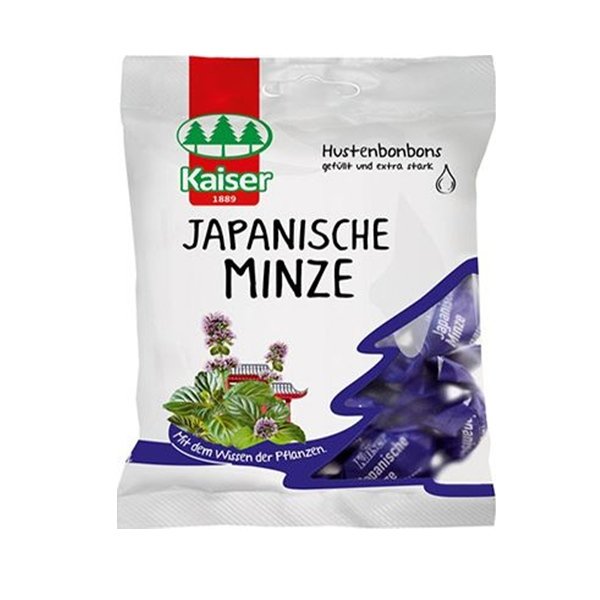 KAISER - Japanische Minze Καραμέλες με εκχύλισμα Ιαπωνικής Μέντας| 75gr