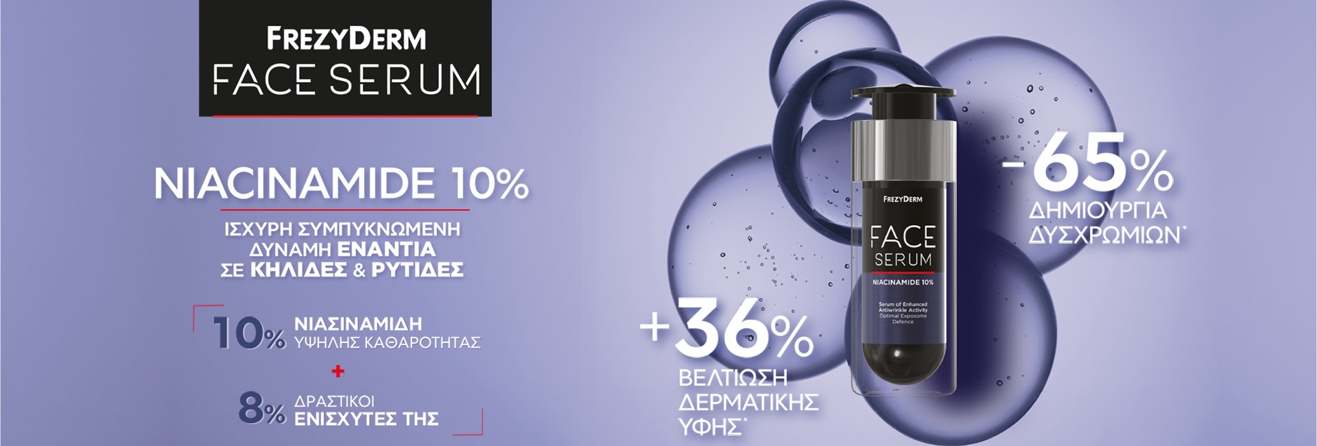 Niacinamide, δύναμη ενάντια