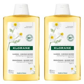 Klorane Promo Camomille Blond Highlights Shampoo, 2x400ml