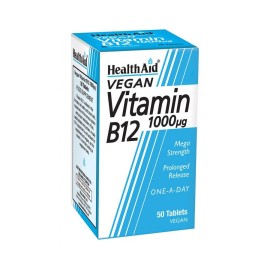 HEALTH AID - Vitamin B12 1000mg | 50 tabs
