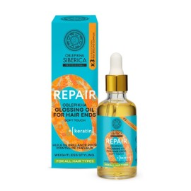 Natura Siberica Oblepikha Repair Glossing Oil For Hair Ends Λάδι Αναδόμησης για τις Ξηρές Άκρες των Μαλλιών 50 ml