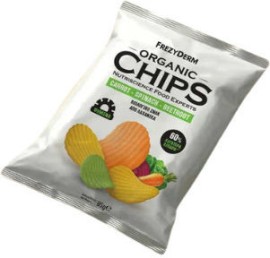 Frezyderm Organic Chips Carrot-spinach-beetroot Βιολογικό Σνακ Γεύση Καρότο Σπανάκι Παντζάρι 85g