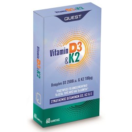 QUEST - Vitamin D3 & K2 | 60caps