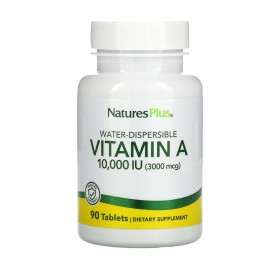 Natures Plus Immune Support Water-dispersible Vitamin A Βιταμίνη για τα Μαλλιά, τo Δέρμα & Αντιοξειδωτική δράση 10000iu 90 ταμπλέτες