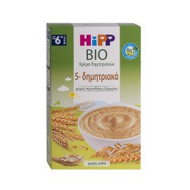 HIPP - Bio Κρέμα 5 Δημητριακών 6m+ | 200gr