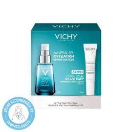 Vichy Promo Mineral 89 Eyes Ενυδατική Κρέμα Ματιών, 15ml & Δώρο Capital Soleil UV-AGE Αντηλιακό Προσώπου SPF50+, 15ml