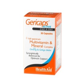 HEALTH AID - Gericaps Active Multivit Ginseng & Ginkgo Biloba | 30caps