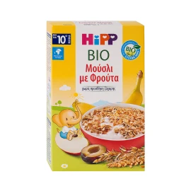 HIPP - Bio Παιδικά Μούσλι με Φρούτα 10m+ | 200gr