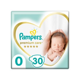 PAMPERS - Premium Care Πάνα No.0 (1-2,5kg) | 30τμχ