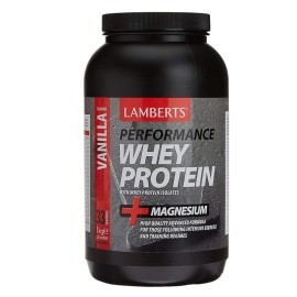 Lamberts Performance Whey Protein & Magnesium Πρωτεΐνη Ορού Γάλακτος με Γεύση Βανίλια 1kg