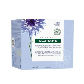 KLORANE - Bleuet Patchs Lissants Defatigants Contour des Yeux | 7 x 2 patches