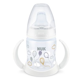 NUK - First Choice Learner Bottle White Balloon με Θηλή Σιλικόνης 6-18m (10.743.943) | 150ml