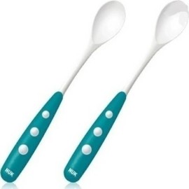 NUK - Easy Learning Κουτάλι Φαγητού Μπλε 6m+ | 2τμχ
