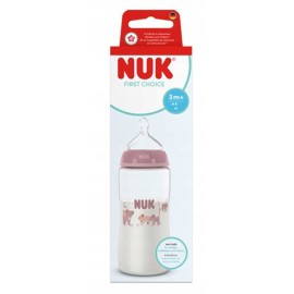 Nuk Μπιμπερό Πλαστικό First Choice Plus PP με Θηλή Σιλικόνης & Ένδειξη Θερμοκρασίας Κοάλα 3m+ 300ml