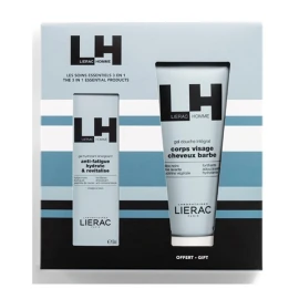 LIERAC - Promo Homme Energizing Gel Ενυδατική Κρέμα Προσώπου 50ml & Αφρόλουτρο 200ml