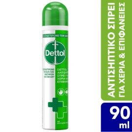 Dettol Αντισηπρικό Σπρέι για Χέρια και Επιφάνειες, 90ml