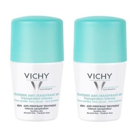 VICHY - Deodorant AntiTranspirant Roll-on 48h | 2x50ml
