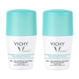 VICHY - Deodorant AntiTranspirant Roll-on 48h | 2x50ml